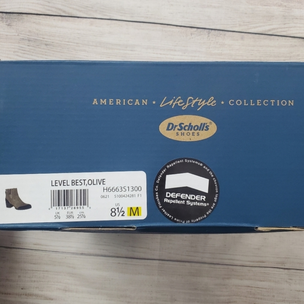 Dr Scholl's NIB Level Best boot, 8.5, olive - Picture 3 of 3